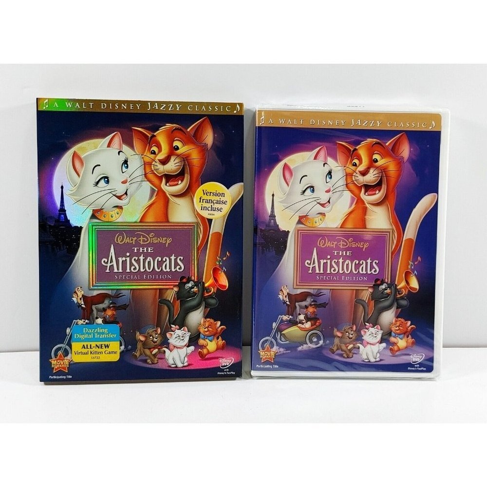 THE ARISTOCATS Disney Jazzy Special Edition W/ Slipcover  DVD NEW/SEALED